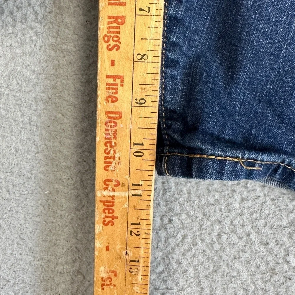 Levis 569 Shorts Mens 46 Blue Denim Loose Straight Distressed 5-Pocket Stretch